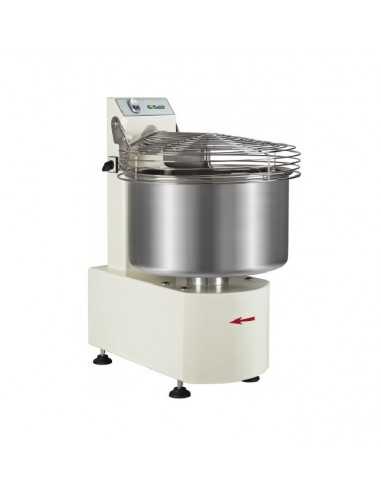 Spiral mixer - Capacity KG 25 / lt 32 - Monophase - cm 47 x 62.5 x 79.5h