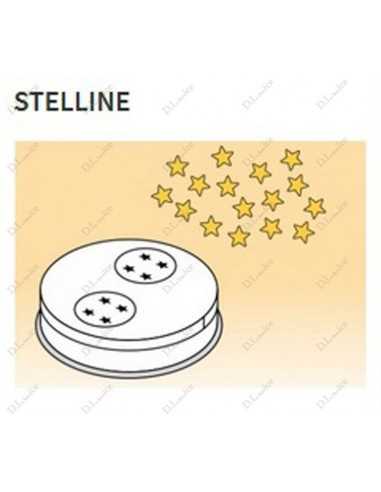 Trafile formati vari in lega ottone - Bronzo - Per macchina pasta fresca modello PF25 - PF40 - Stelline mm 5