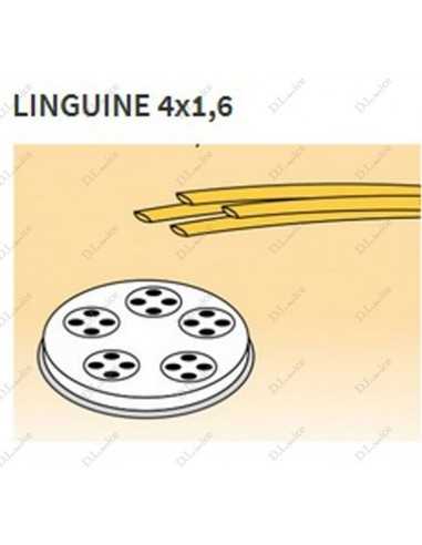 Matrices de varios tamaños en aleación de latón - Bronce - Linguine 4 x1,6 mm 4