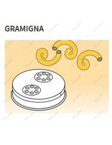 Perfil de varios tamaños de aleación de latón - Bronce - Para la máquina de pasta fresca modelo PF25 - PF40 - Gramigna Ø 3.5 mm