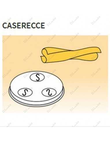 Trafile various sizes of brass alloy - Bronze - For fresh pasta machine model PF25 - PF40 - Casarecce mm 9 x 5