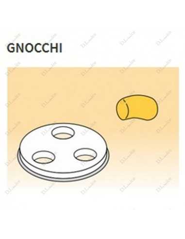 Trafile various sizes of brass alloy - Bronze - For fresh pasta machine model PF25 - PF40 - Gnocchi Ø mm 12 mm