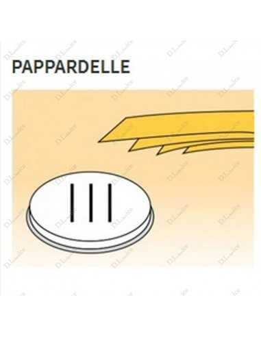 Trafile formati vari in lega ottone - Bronzo - Per macchina pasta fresca modello PF25 - PF40 - Pappardelle  mm 16