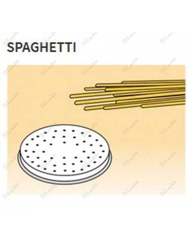 Trafile formati vari in lega ottone - Bronzo - Per macchina pasta fresca modello PF25 - PF40 - Spaghetti Ø mm 2