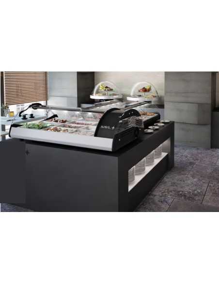 Escaparate caliente - cm 102 x 65 x 32 h