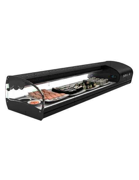 Vitrina refrigerada - N. 8 x GN 1/3 - Cm 178.8 x 39.5 x 27 h