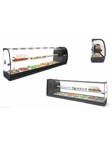 Vetrina refrigerata - N°7 x GN 1/6 x 40 - Cm...