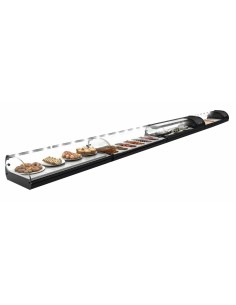 Vetrina calda - Cm 119 x 39.5 x 24.5 h 2