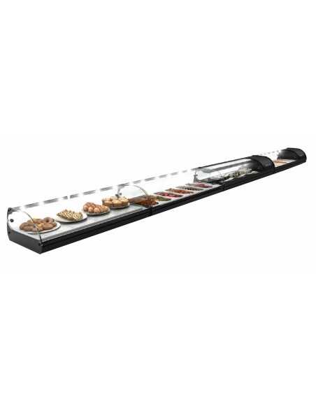 Vetrina calda - Cm 119 x 39.5 x 24.5 h