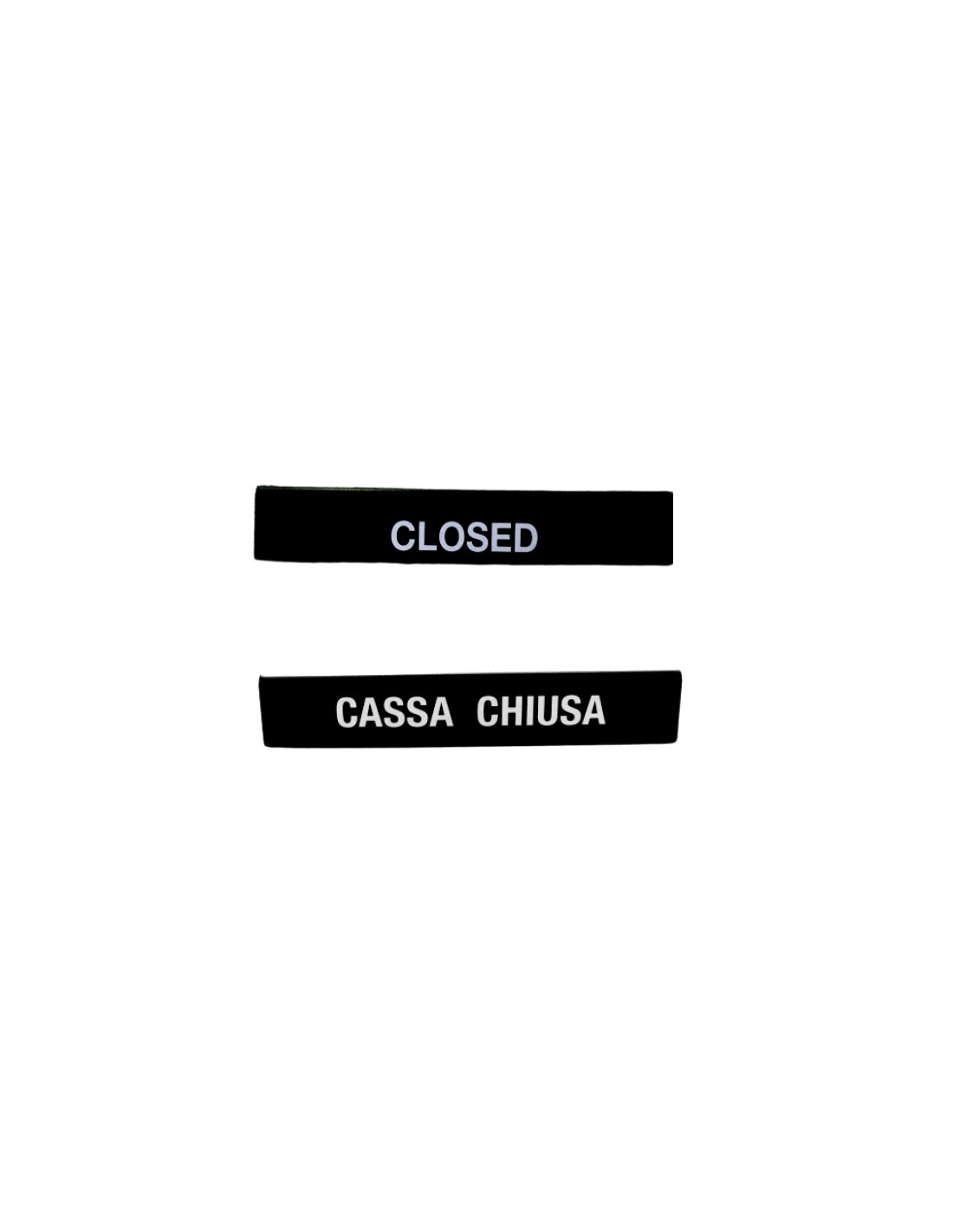 Barra 'Cassa Chiusa' - Size cm 26.5 x 4.5 x 4.5 (open)
