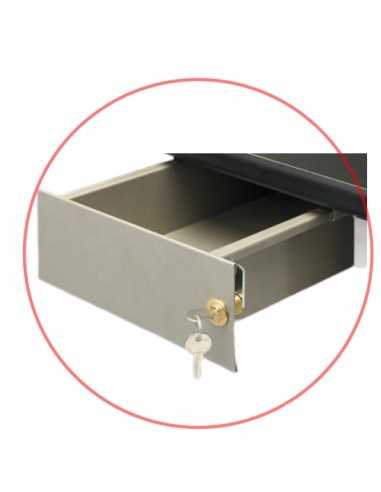 Cassetto di servizio con chiave
