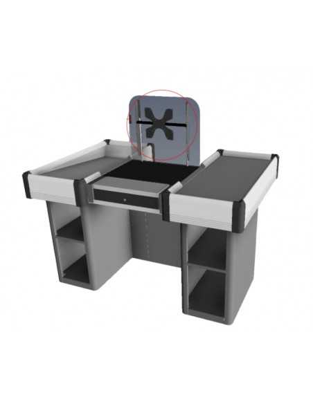 Barra per supporto monitor + piastre Vesa