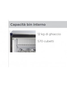 Ice maker hollow cube - Water 41 kg/24h 2