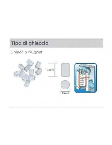 Fabricador de hielo nugget - Aire/Agua 485 kg/24h