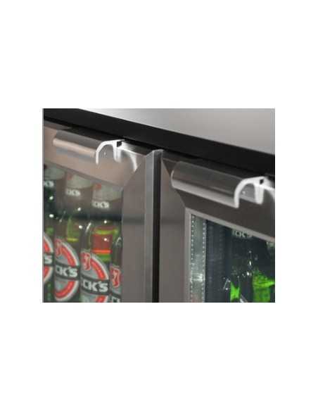 Refrigerated back counter display – 1 door – 129 L – Static with agitator – 60 x 53 x 83.5 cm