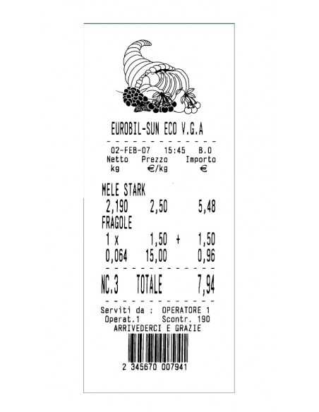 Balancing - Thermal Printer - Capacity Kg 12/30 Div. 2/5g - Cm 35 x 37.1 x 54 h