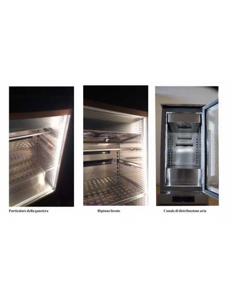 Aging display case - No. 1 door - Cm 62 x 62 x 120 h Aging display case - No. 1 door - Cm 62 x 62 x 120 h