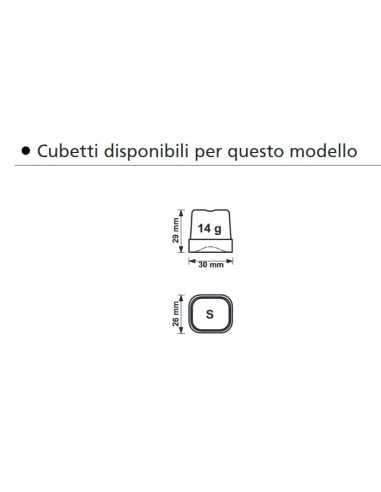 Fabbricatore di ghiaccio - Produzione kg 22/24...