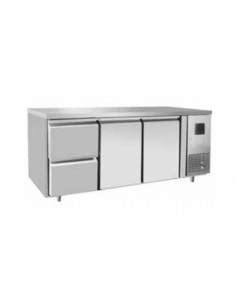 Tavolo refrigerato 2 porte - N. 2 cassetti - Tropicalizzato