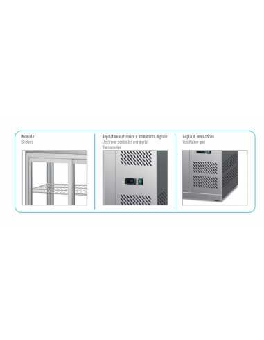 Refrigerated display case - Capacity Lt 163 -...