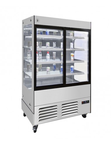Refrigerated wall - Temperature 0°/+8°C - For cold cuts and dairy products - Ventilate - 4 shelves - cm 100 x 61 x 191 h