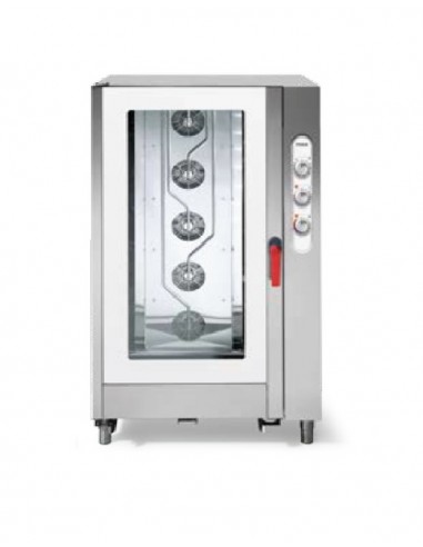 Electric oven - Direct steam - N. 20 x GN 1/1 - cm 109.1 x 93.8 x 190 h