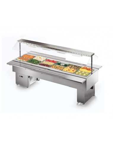 Island buffet - Bagnomaria - cm 150.5 x 75 x 150h