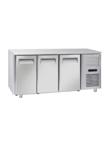 Freezer table - Tropicalized - N. 3 doors - cm 180 x 70 x 85 h