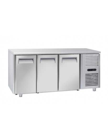 Mesa congelador tropicalizada - N. 3 puertas - cm 180 x 70 x 85 h