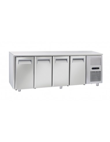 Freezer table - Tropicalized - N. 4 doors - cm 225 x 70 x 85 h