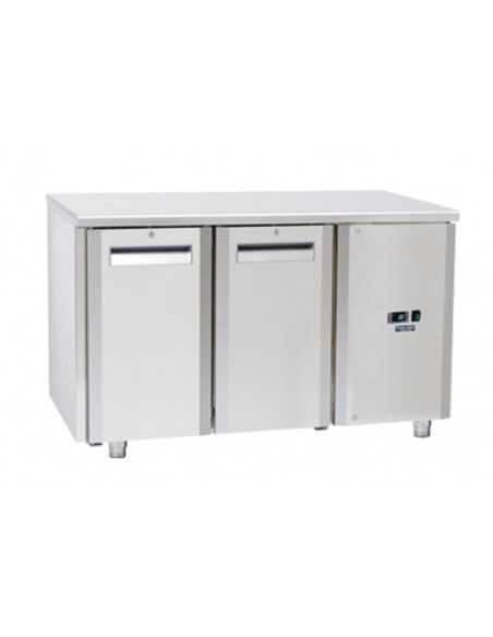 Mesa refrigerada - Tropicalizada - No grupo - N. 2 puertas - cm 138 x 70 x 85h