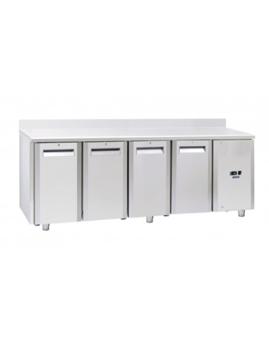 Refrigerated table - Tropicalized - No group - N. 4 doors - Alzatina - cm 225.5 x 70 x 95h