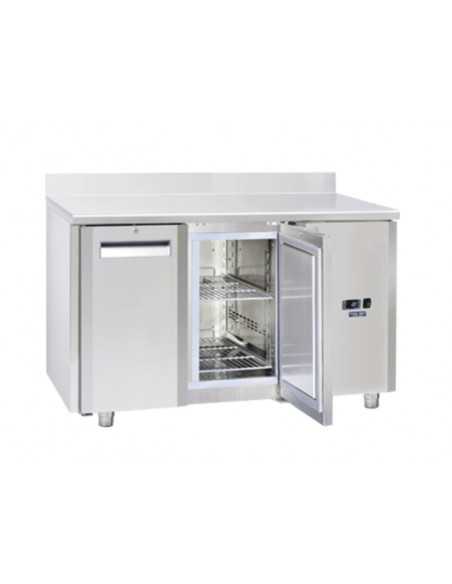 Tropicalized freezer table - N. 2 doors - cm 122 x 70 x 85 h