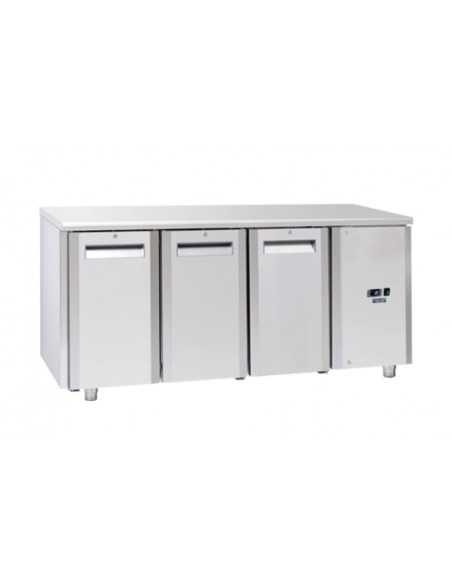Freezer table - Tropicalized - N. 3 doors - cm 165.5 x 70 x 85 h