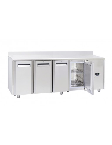 Freezer table - Tropicalized - Alzatina - N.4 doors - cm 225.5 x 70 x 85 h