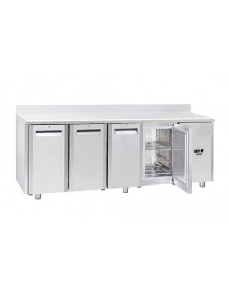 Mesa congelador tropicalizada - Splashback - N.4 puertas - cm 209.5 x 70 x 85 h