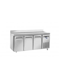 Tavolo refrigerato - Alzatina - N. 3 porte - cm 202,5 x...