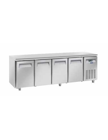 Refrigerated table - N. 4 doors - cm 255 x 80 x...