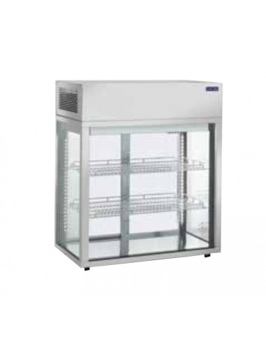 Refrigerated display - Self-service - Glass straight - cm 80.5 x 43.8 x 97 h