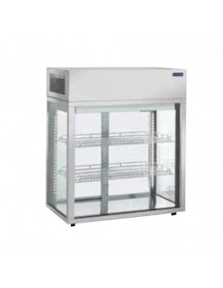Expositor Refrigerado - Autoservicio - Cristal recto - cm 80,5 x 43,8 x 97 h