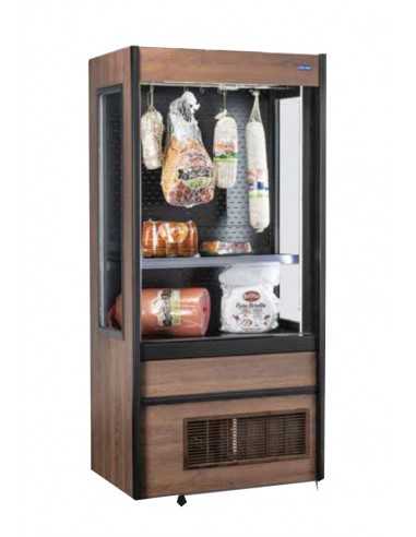 Wall display case - With meat hook - Ventilated...