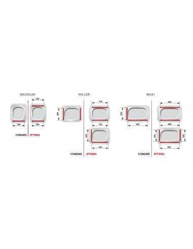 Bell packaging - Ruedas - Welding bar 2 x55 cm...