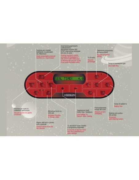 Termosigillatrice digitale - Contenitore cm 26.5 x 19.6 - cm 28 x 50 x 60 h