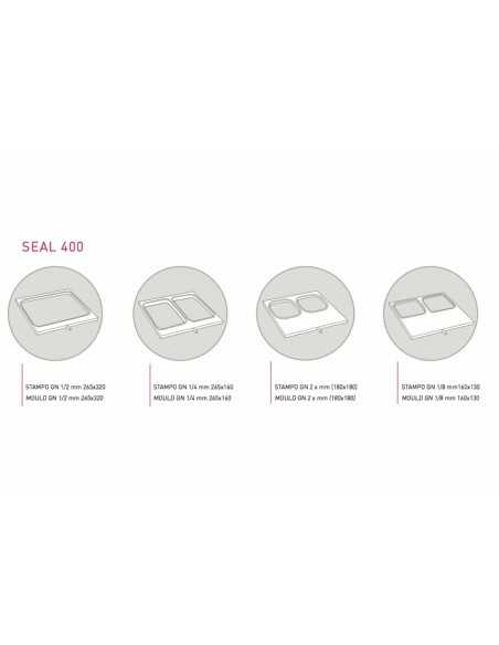 Termosigillatrice - Massimo contenitore cm 26.5 x 32.5 - cm 40 x 50 x 60 h(aperto)