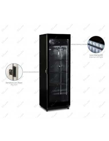 Wine cellar - Capacity lt 376 - Static with agitator - Temperature +5°+15°C - cm 61 x 60.5 x 184.3 h