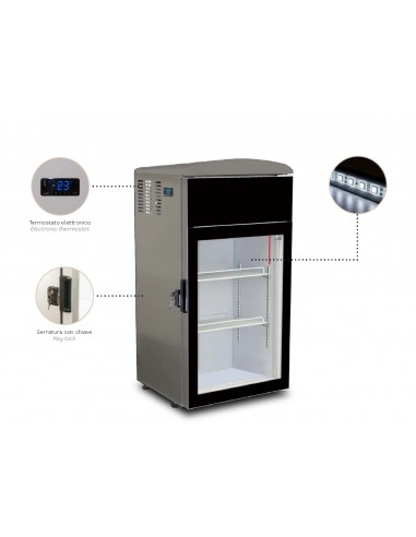Freezer cabinet - Capacity lt 79 - cm 50 x 48.3 x 100 h