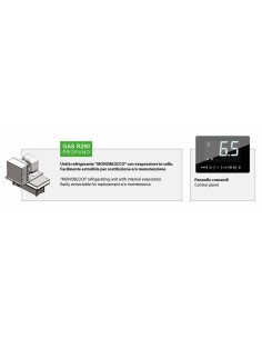 Armario de congelador - Capacidad lt 534 - cm 75 x 73.5 x... 2