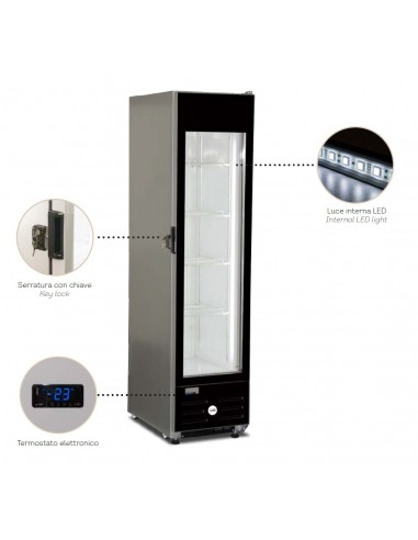 Freezer cabinet - Capacity lt 245 - cm 45.2 x 70.1 x 184.8 h