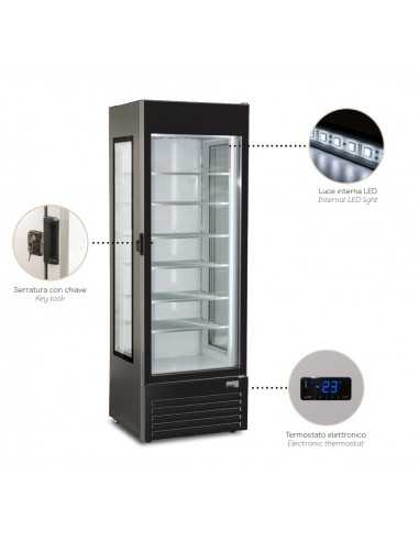 Freezer Display Case for Ice Cream and Frozen...