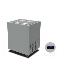 Pozzetto gelato - N. 4 + 2 carapinas Lt 7.5 - cm 77 x...